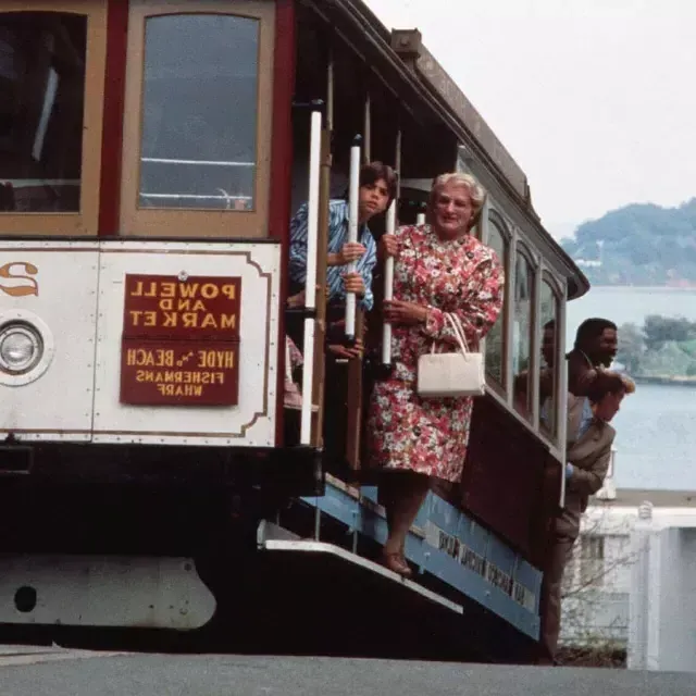 Escena de la Sra. Doubtfire cuando estaban en el Teleférico.